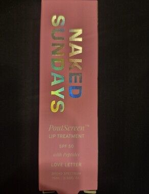 Naked Sundays PoutScreen Lip Treatment — Love Letter Pink